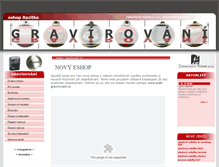 Tablet Screenshot of gravirovani.gravirovani-razitka.cz